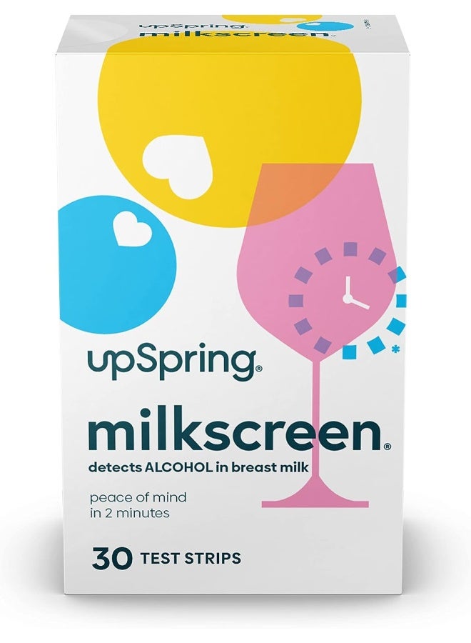 UpSpring شرائط اختبار ميلك سكرين من أبسبرين للكشف عن الكحول في حليب الثدي - Image 1