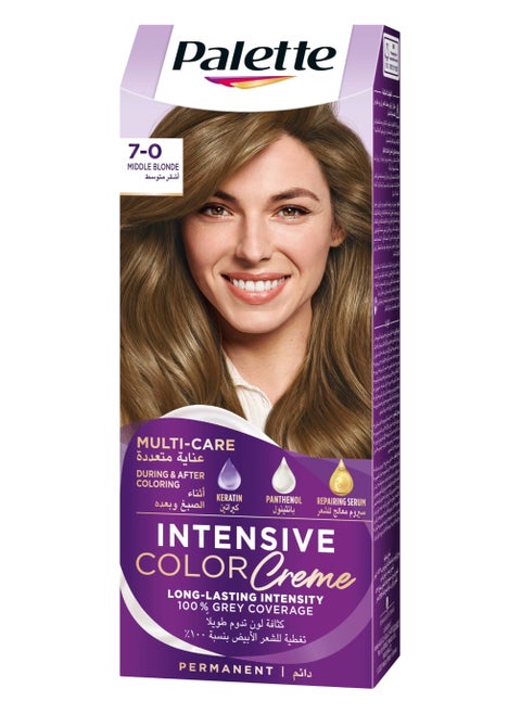Intensive Colour Cream 7-0 Medium Blonde 50ml,50ml,&10ml