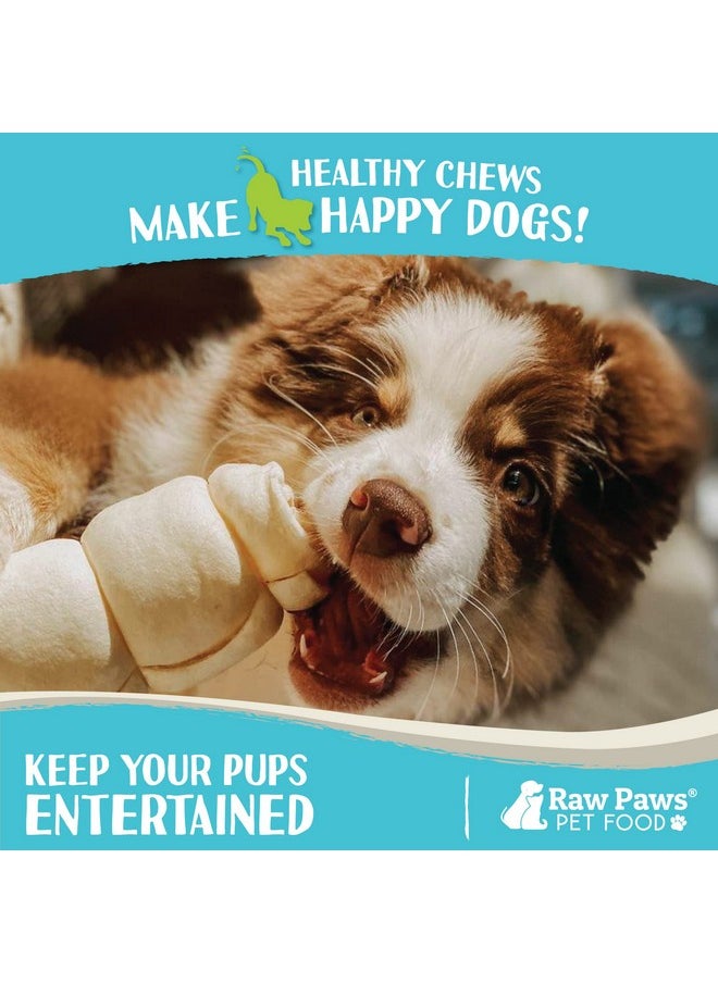 Raw Paws - Beef Cheek Rolls For Dogs  6 Inch, 4Ct  Packed In Usa  Rawhide Alternative Dog Chews  FreeRange Cow Cheek Rolls For Dogs  Retriever Rolls For Small Dogs To Large Dogs  Dog Beef Cheeks - Image 1