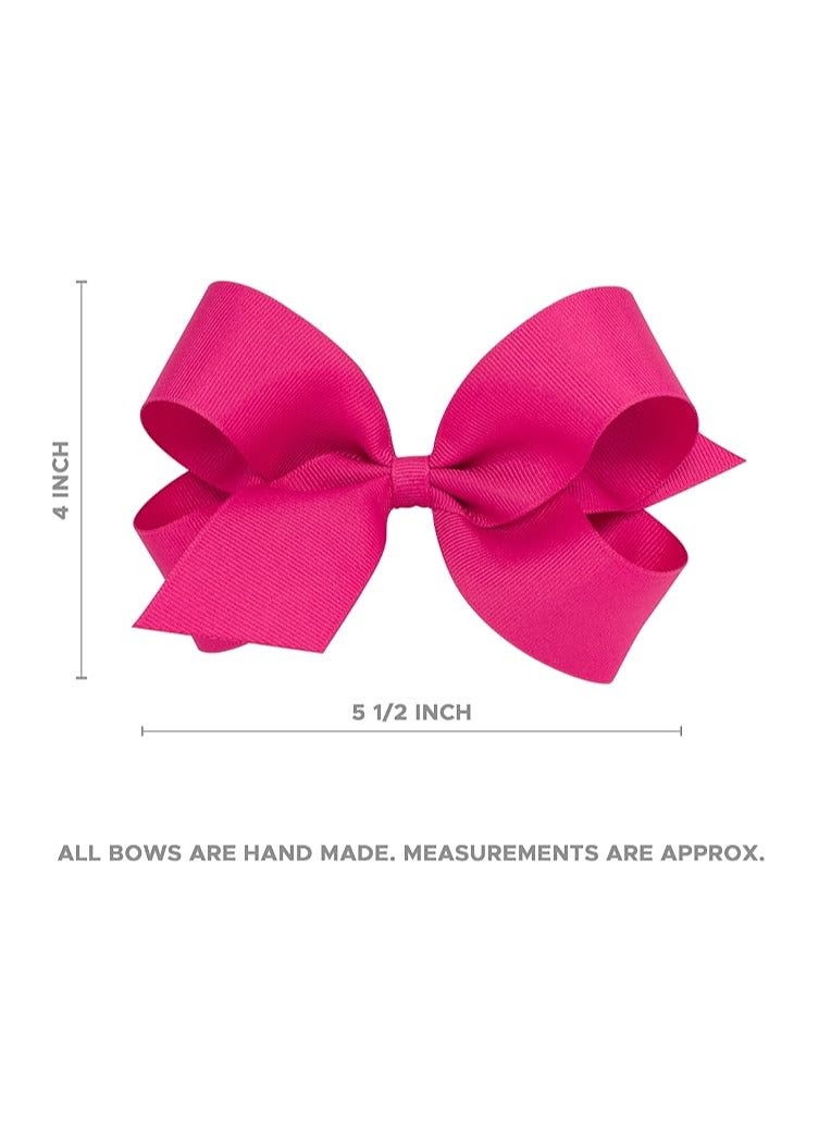 ORiTi رباط شعر كلاسيكي للبنات مع مشبك وي ستاي بلفافة بسيطة، خيارات متعددة من الألوان والأحجام لجميع أنواع الشعر، مصنوع يدويًا - Image 3