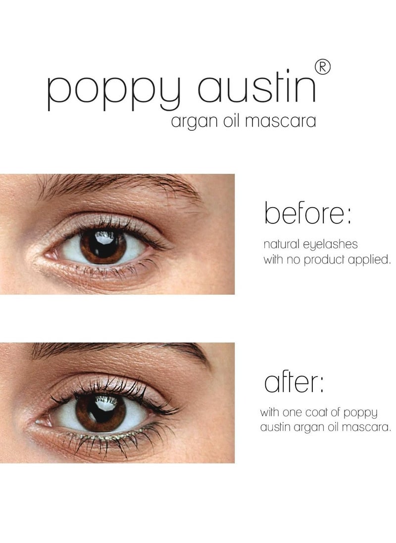 Poppy Austin - Vegan Mascara Black Volume And Length Waterproof Gentle Hypoallergenic Volumising Mascara Organic and Cruelty Free All Natural Organic Mascara For Sensitive Eyes 9 Gram - Image 1