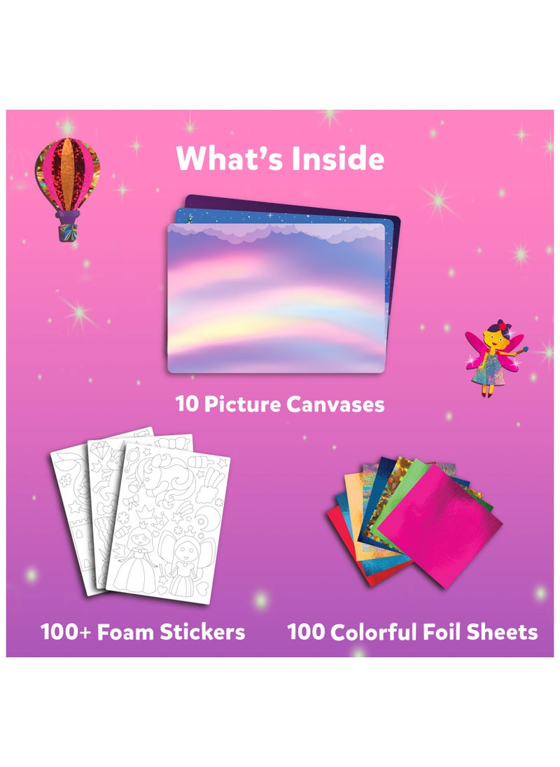 Skillmatics Foil Fun Unicorns & Princesses, No Mess Art for Kids, Craft Kits & Supplies, DIY Creative Activity, Gifts for Ages 4, 5, 6, 7, 8, 9  - Image 3