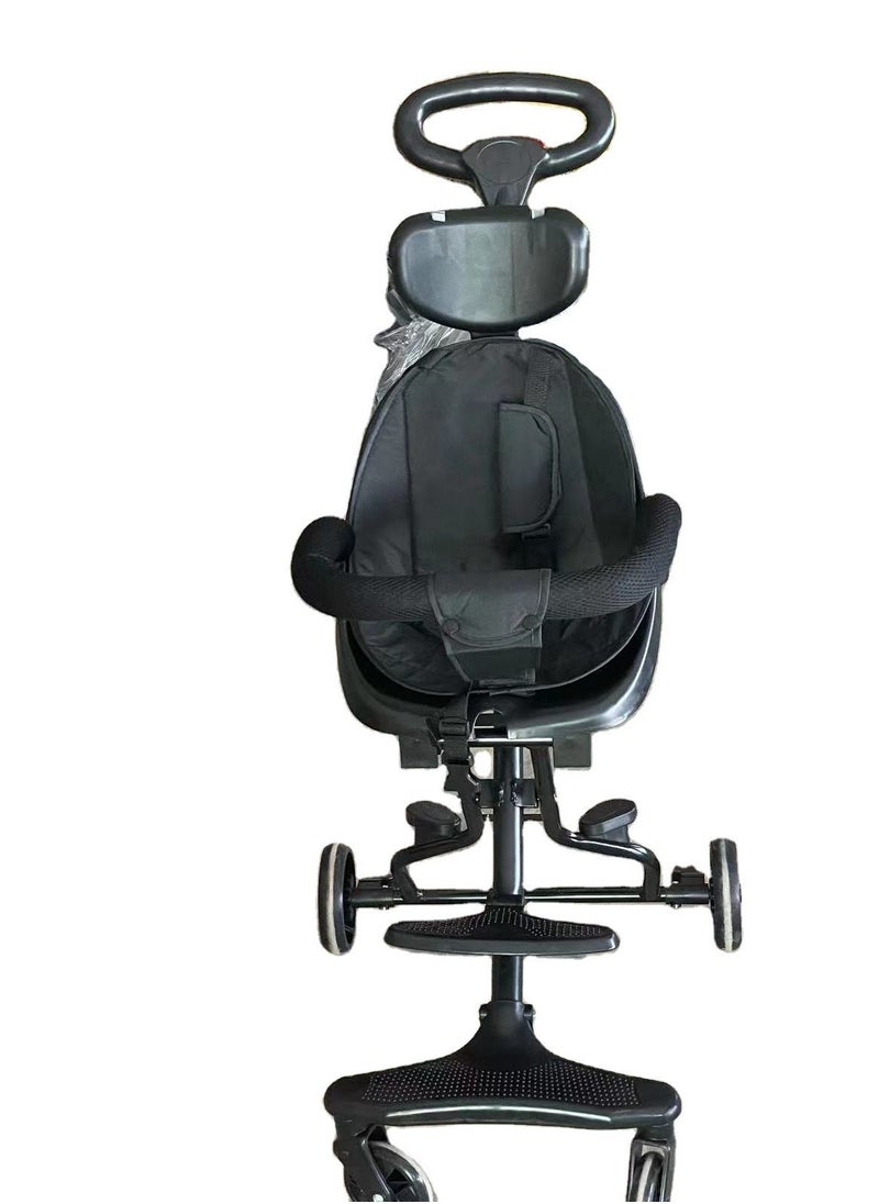Generic - Imported Baby Stroller For Ages 0-4 Years, Stroller With Adjustable Handles, Strong Brakes And Backrest - For Shopping, Walking, Travel - And Home Use (Easy To Assemble And Durable) - Image 1