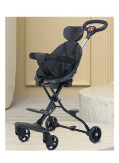 Imported Baby Stroller For Ages 0-4 Years, Stroller With Adjustable Handles, Strong Brakes And Backrest - For Shopping, Walking, Travel - And Home Use (Easy To Assemble And Durable)