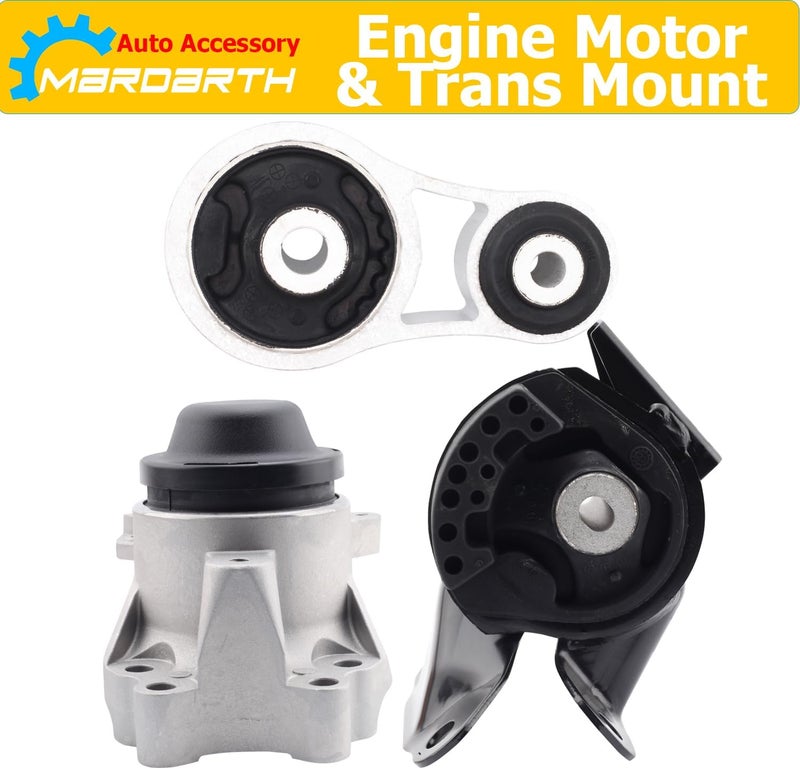 Mardarth Set of 3 Engine Motor & Transmission Mounts for Mazda CX-9 - Image 2