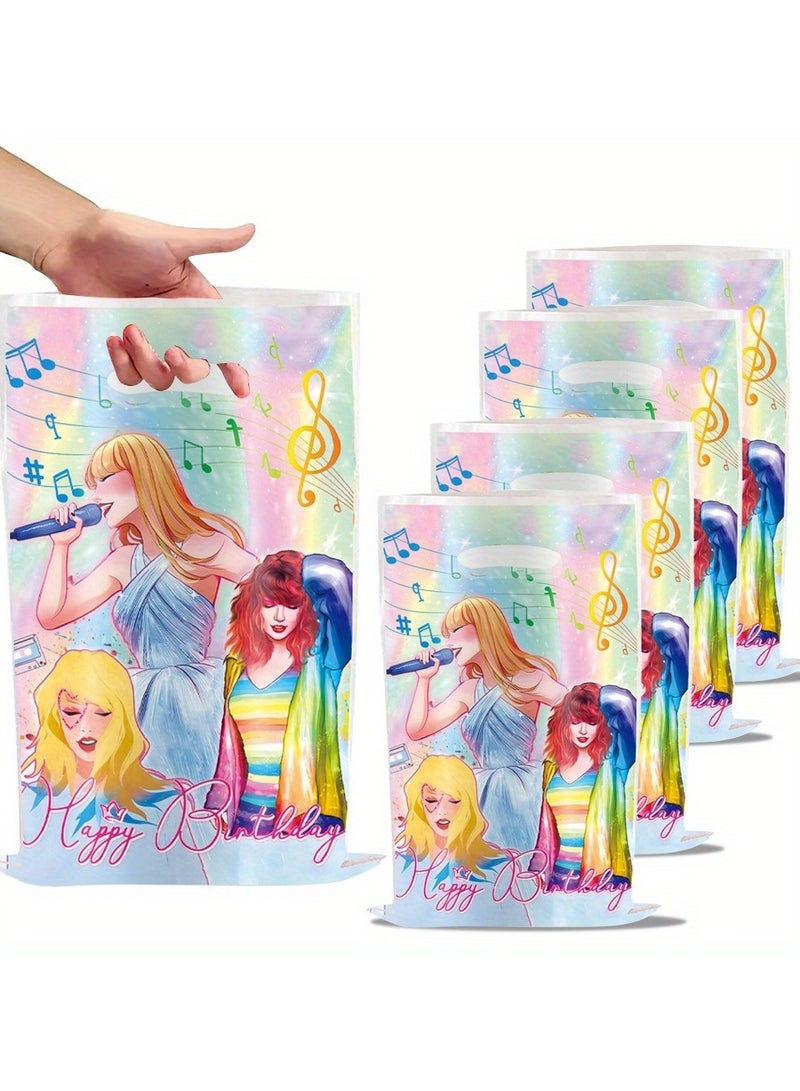 20pcs Popular Singer Birthday Party Favors Bags, TS Pop Singer Themed Party Goodie Bags For Adult, Fans Concert Merch Themed Party Gifts - Image 5