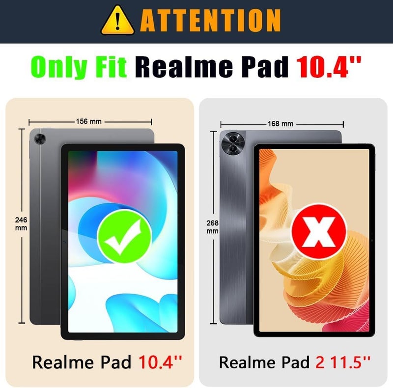 TGK Back Cover for realme Pad 10.4 inch Case Black - Image 2