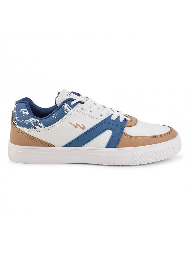 كامبس حذاء رياضي للرجال من Campus OG-04 باللون الأبيض/البيج - 8UK/India OG-04 - Image 2