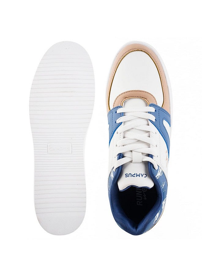 كامبس حذاء رياضي للرجال من Campus OG-04 باللون الأبيض/البيج - 8UK/India OG-04 - Image 5
