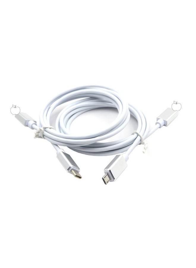 Generic - Suitable For Apple Ear Amplifier Decoding Line Lightning To Micro Usb Connection Line Android Female DAC Decoding Line-Model:Micro USB To Lightning - Image 1
