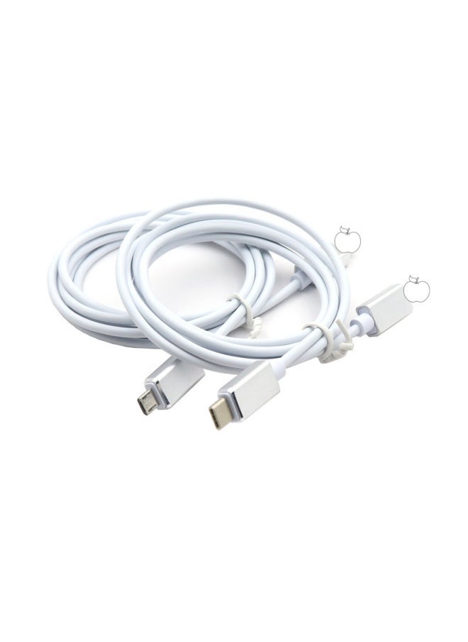 Generic - Suitable For Apple Ear Amplifier Decoding Line Lightning To Micro Usb Connection Line Android Female DAC Decoding Line-Model:Micro USB To Lightning - Image 1
