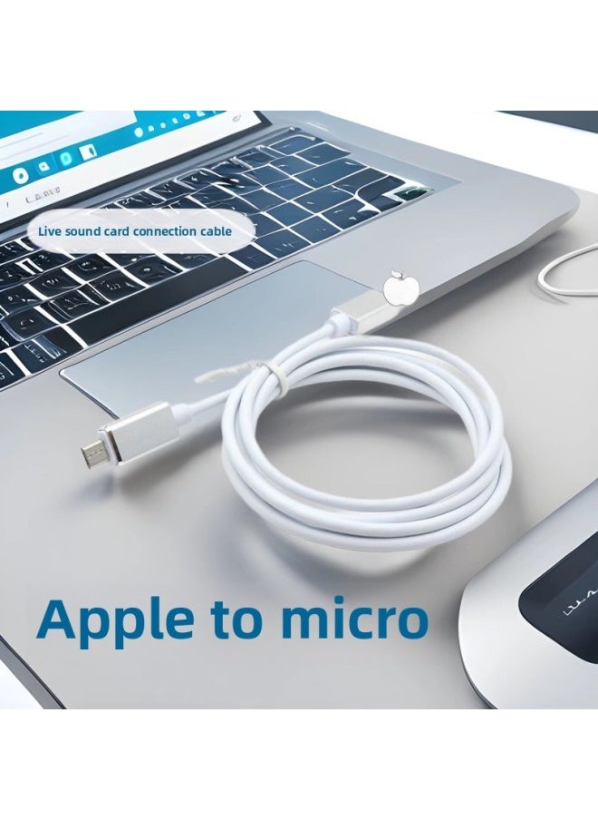 Generic - Suitable For Apple Ear Amplifier Decoding Line Lightning To Micro Usb Connection Line Android Female DAC Decoding Line-Model:Micro USB To Lightning - Image 1