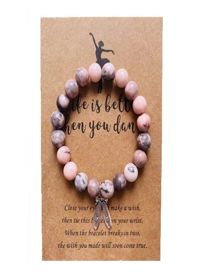 Lemua Dance Bracelet Dance Recital Gifts Ballet Bracelet Jewelry for Granddaughter Daughter Niece Ballerinas Dancer Gifts - Image 1