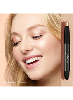 Julep Eyeshadow 101 Crème To Powder Waterproof Eyeshadow Stick, Champagne Shimmer & With A Twist Lash Boosting Volumizing And Lengthening Mascara With Bamboo  - Image 4