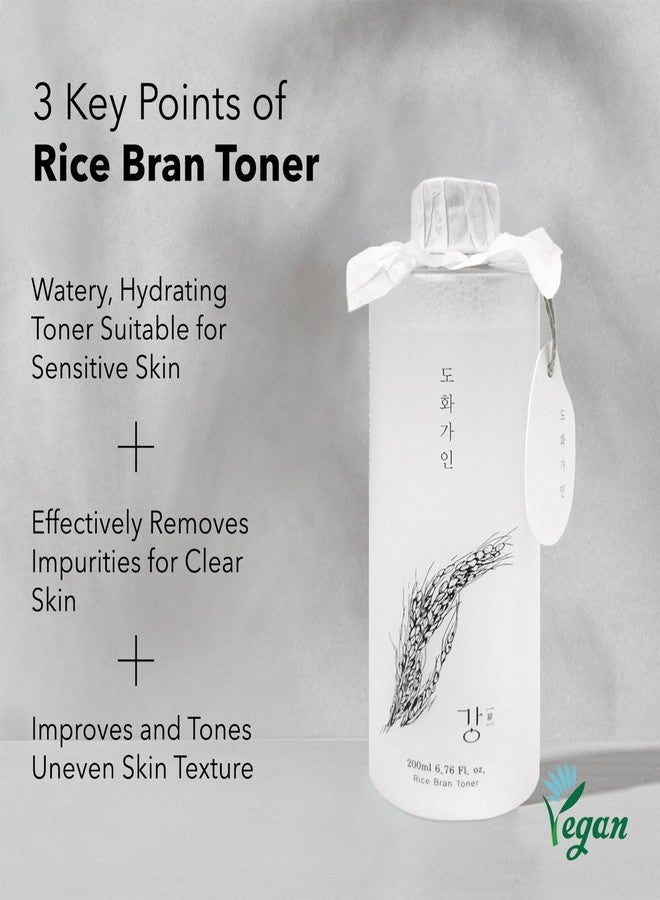 House of Dohwa Gentle Rice Bran Toner Korean for Face (Tone, Rejuvenate & Moisturize) - Hydrating Vegan with Hyaluronic Acid - Rice Bran Extract (6.76 Fl oz) - Image 2