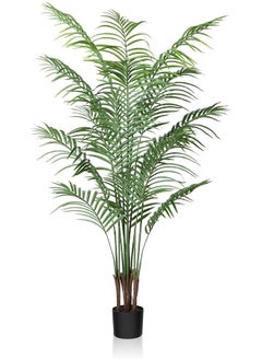 RATSAW 180cm Artificial Areca Palm Tree Plant with Pot for Home Decoration Lifelike Artificial Plant Tree  - Image 1