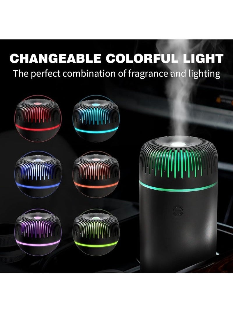 مرطب ناشر الهواء في السيارة، ناشر الهواء بالزيوت العطرية ناشر الهواء المحمول الصغير المحمول USB، ناشر الهواء المحمول الصغير لغرفة نوم المكتب في السيارة - Image 5