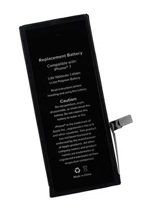ELTRAZONE High-Capacity Replacement Battery for iPhone 7 – 1960mAh Lithium-Ion Battery in Black – Long-Lasting Power, Zero Cycle, Built-In Safety Chip, Easy DIY Installation – Restore Original Battery Life – Compatible with iPhone 7 Only - Image 2