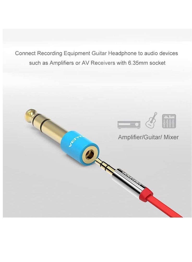 فينشن حزمة من 1 موصل توصيل الصوت 6.5 مم إلى 3.5 مم - Image 4