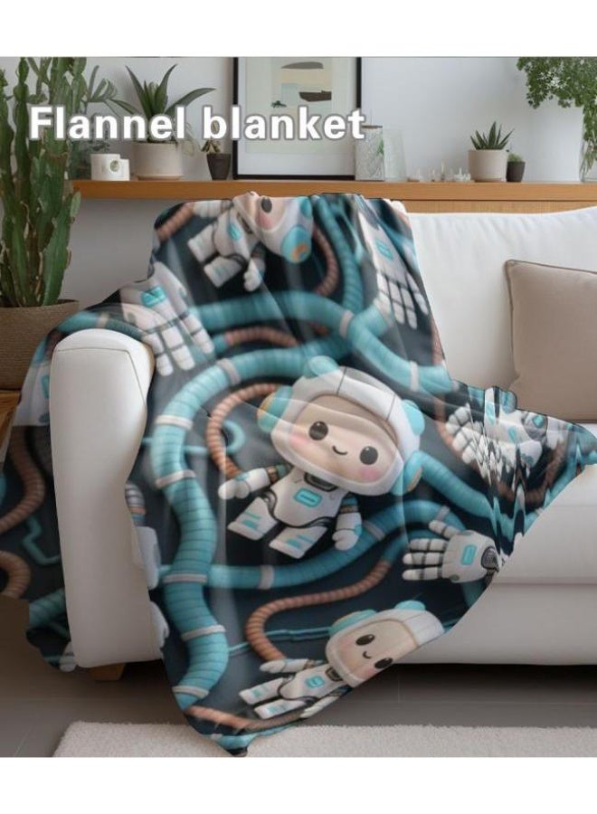 general Baby and children's cartoon flannel thin blanket (warm and comfortable, suitable for sleep, game use) 70cm*100cm - Image 5