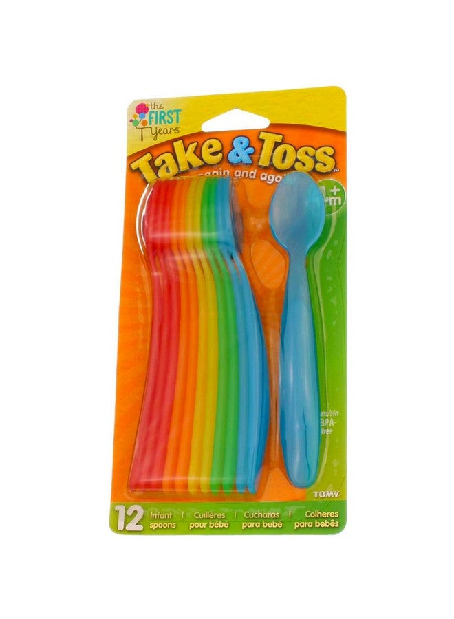 the FIRST years First Years Take & Toss Infant Spoons 12ct - Image 1