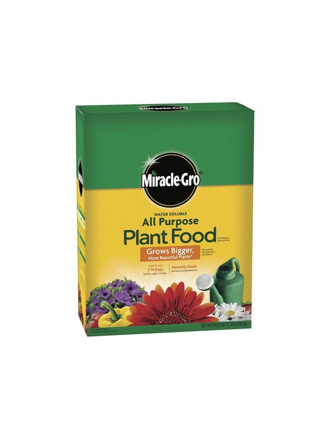Miracle-Gro Water Soluble All Purpose Plant Food, Plant Fertilizer for Indoor or Outdoor Plants, Roses, Flowers, Houseplants, Vegetables and Trees, 10 lb. - Image 1