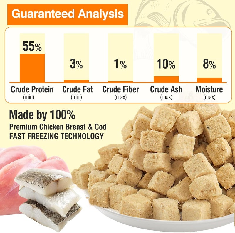 TZL Natural Dried Interactive Cat Toys for Indoors, Edible Cat Chew Toys for Teeth Cleaning 50g - Image 4