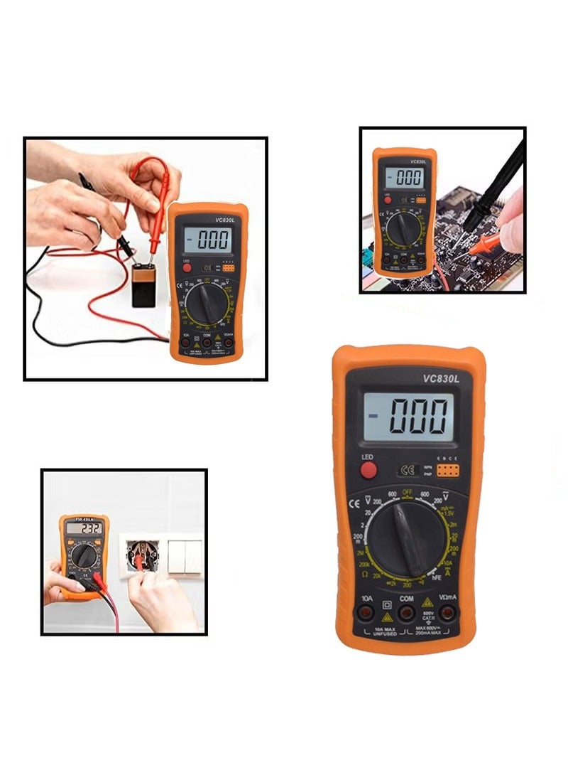Soldering Iron Kit 60W Adjustable Temperature Welding Tool, Digital Multimeter, 2pcs Soldering Iron Tips, Desoldering Pump, Wire Stripper, Tweezers, Iron Stand, 2pcs Electronic Wire - Image 2