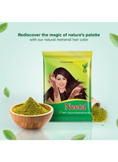 Neeta - 100% Pure Henna Powder (Mehendi Powder) - Natural Color - 500G, Anti-Dandruff & Natural Conditioning Hair Colour For Men & Women  - Image 5