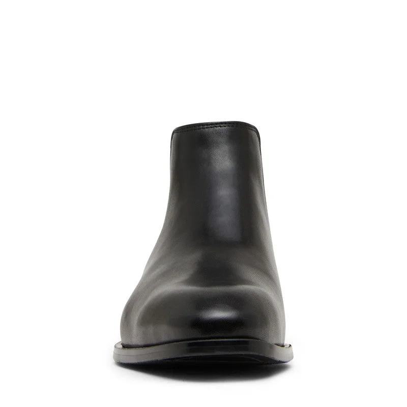 STEVE MADDEN  Lonnie Black Men's Boots for Men | Best Price UAE