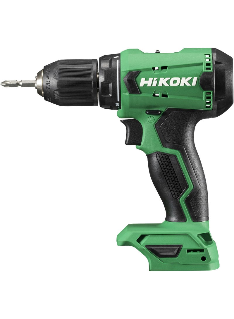 مثقاب سائق هاي كوك DS18DAW4Z اللاسلكي، 18 فولت ليثيوم أيون، 50 نيوتن متر عزم، تصميم مدمج وخفيف الوزن – أداة كهربائية احترافية للحفر والبراغي