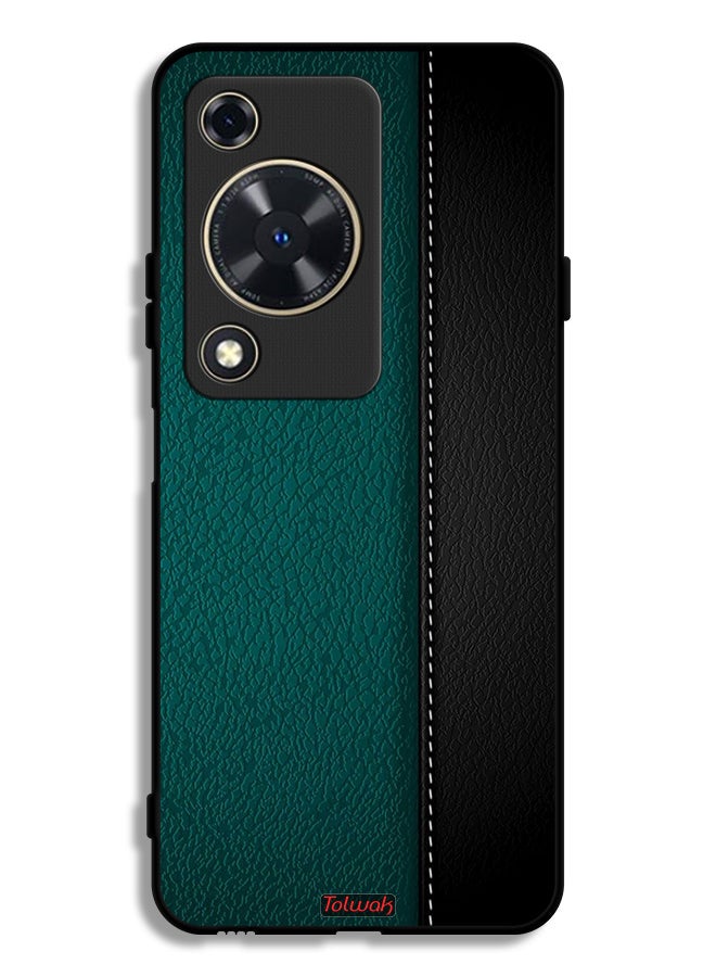 Tolwak Huawei Nova Y72S Protective Case Cover Leather Pattern