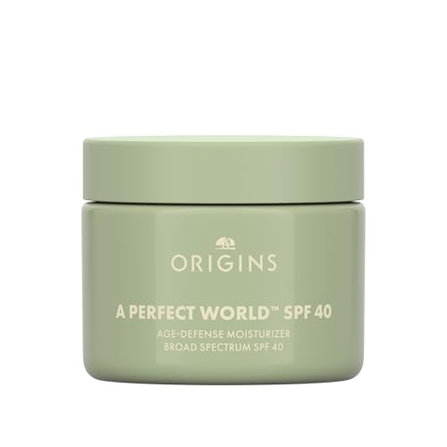 أوريجنز عالم مثالي مرطب مضاد للشيخوخة مع SPF 40 يرطب ويساعد في تأخير علامات الشيخوخة المرئية مع مضادات الأكسدة 17 أونصة سائلة
