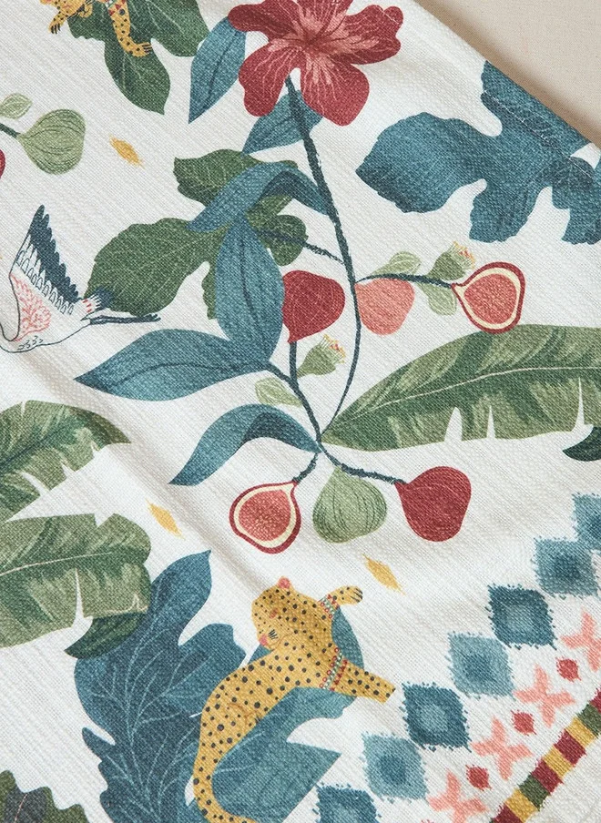Chumbak  Wild Bloom Throw, 50"x60" | Lost in Paradise  | Best Price UAE