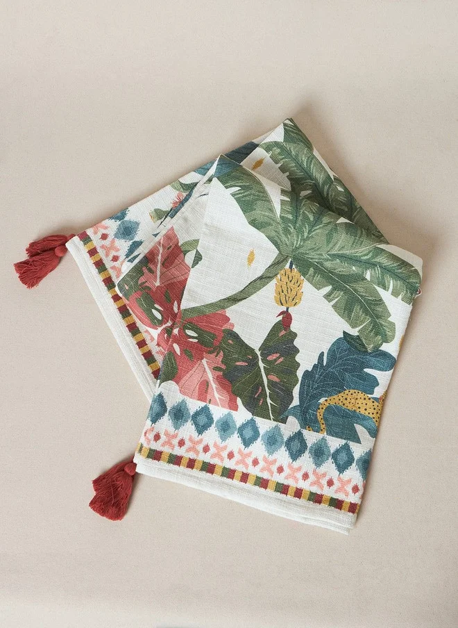 تشومباك Wild Bloom Throw, 50"x60" | Lost in Paradise