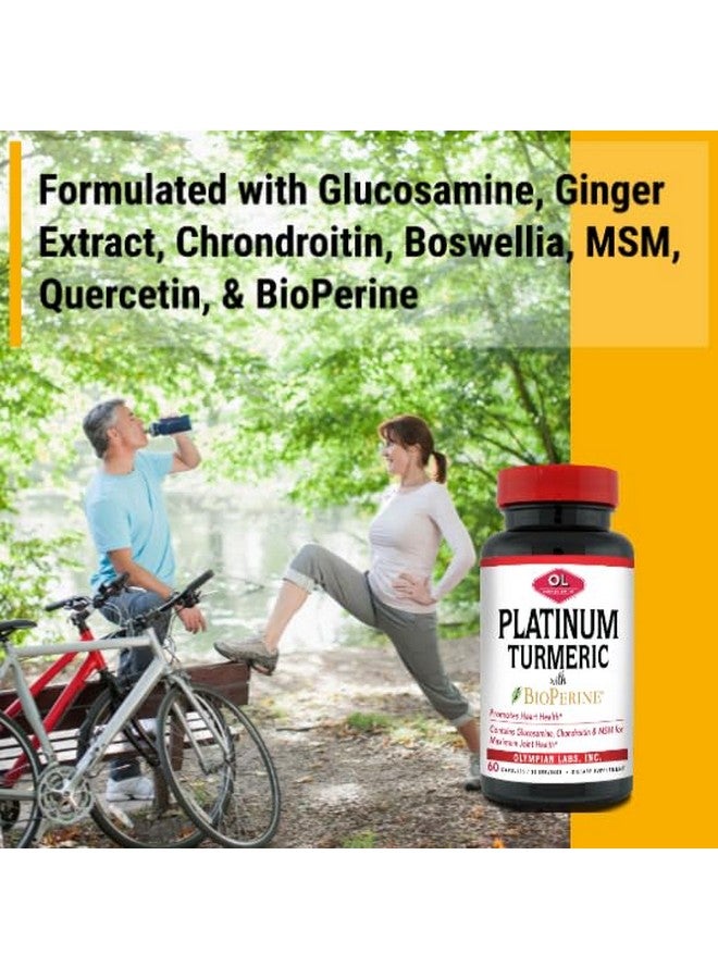 Olympian Labs Platinum Turmeric Formulated with Glucosamine, Chrondroitin, MSM & BioPerine for Maximum Joint Health 60 Capsules - Image 5