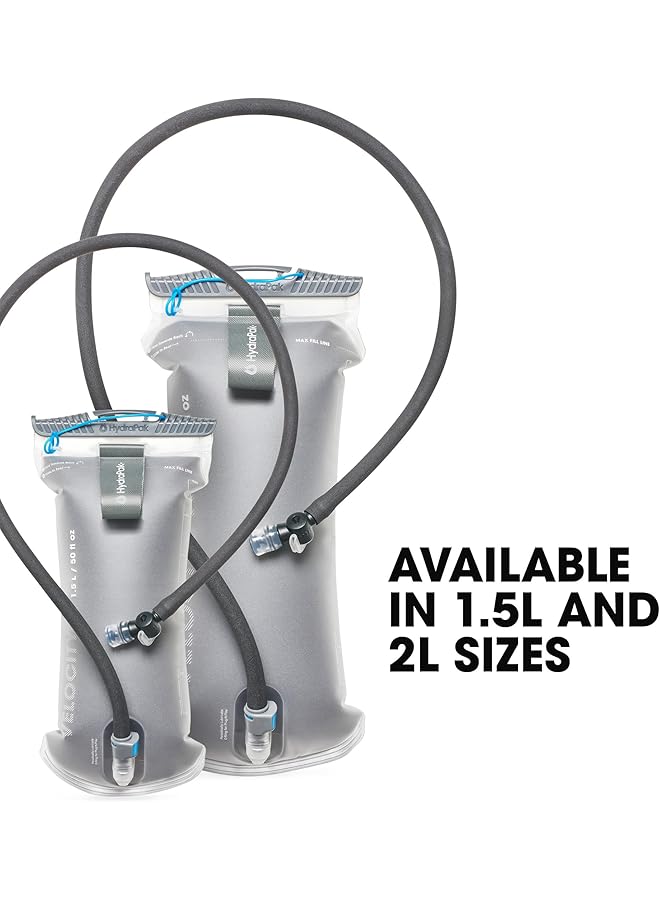 Hydrapak Velocity IT (1.5L or 2L Hydration Reservoir) Insulated Water Bladder/Reservoir for Hydration Pack – Self Sealing Bite Valve Leak Proof and Dishwasher Safe - Image 5