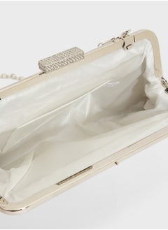 Ella Limited Edition Pleated Satin Clutch Bag  - Image 5