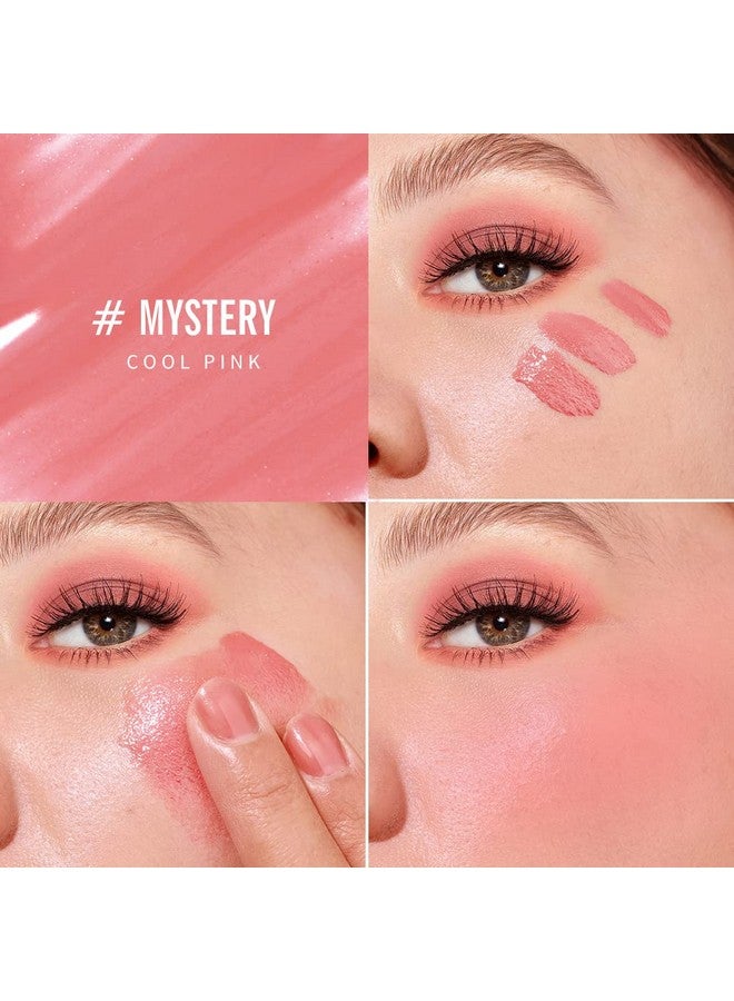 KIMUSE Soft Cream Blush Makeup Liquid Blush For Cheeks Weightless Long Wearing Smudge Proof Natural Looking Dewy Finish - Image 5