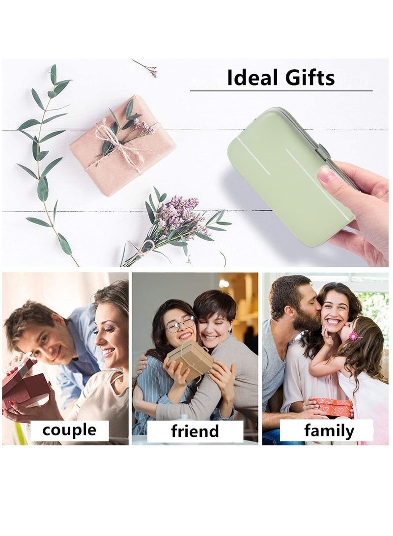 Bukela Nail Cutter Nail Clipper Set, 8 In 1 Stainless Steel Professional Nail Scissors Grooming Kit, Nail Clippers Pedicure Kit with Leather Portable Travel Case, Nail Care Kit for Men, Women (Green) - Image 4