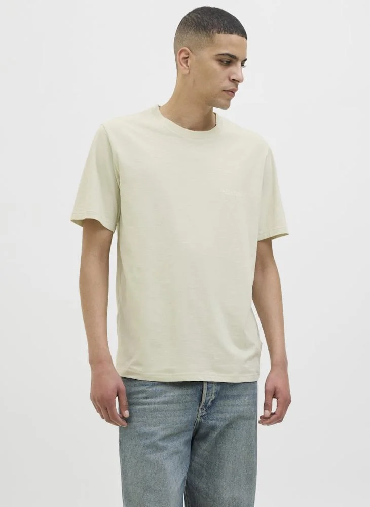 JACK & JONES Jorcanggu Slub Element Back T-Shirt
