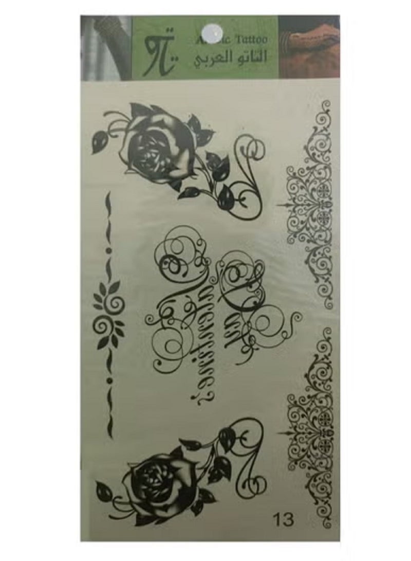 تاتو مؤقت باشكال مختلفه وجاذبه للنظر - Image 2