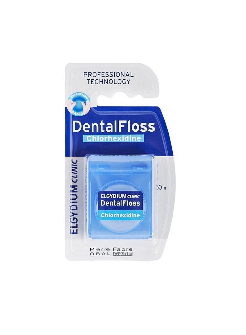 ELGYDIUM Clinic Dental Floss With Chlorhexidine