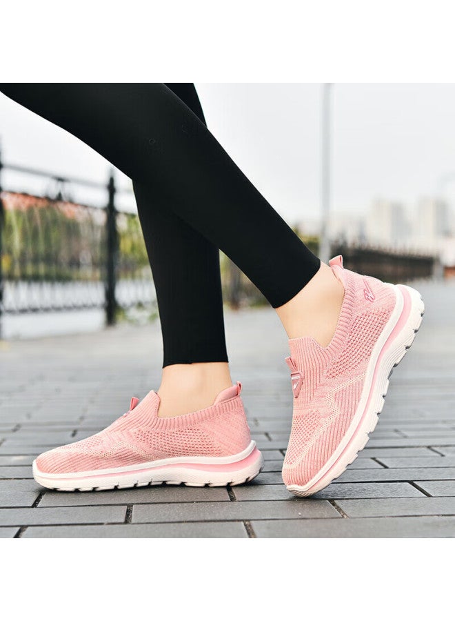 Double Star Eight Shuangxing Bate Women's Shoes, Spring And Autumn Breathable Casual Shoes, Lightweight Sports Cool Mesh Shoes, Slip-on Soft-soled Walking Shoes, Single Mesh Mom Shoes - Image 4