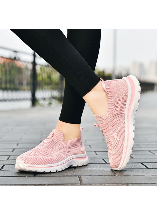 Double Star Eight Shuangxing Bate Women's Shoes, Spring And Autumn Breathable Casual Shoes, Lightweight Sports Cool Mesh Shoes, Slip-on Soft-soled Walking Shoes, Single Mesh Mom Shoes - Image 3