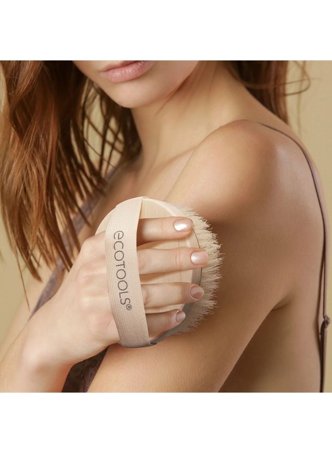 Ecotools Dry Body Brush, For Post Shower & Bath Skincare Routine, Removes Dirt & Promotes Blood Circulation, Helps Reduce Appearance of Cellulite, Eco-Friendly, Vegan & Cruelty-Free, 1 Count - Image 4