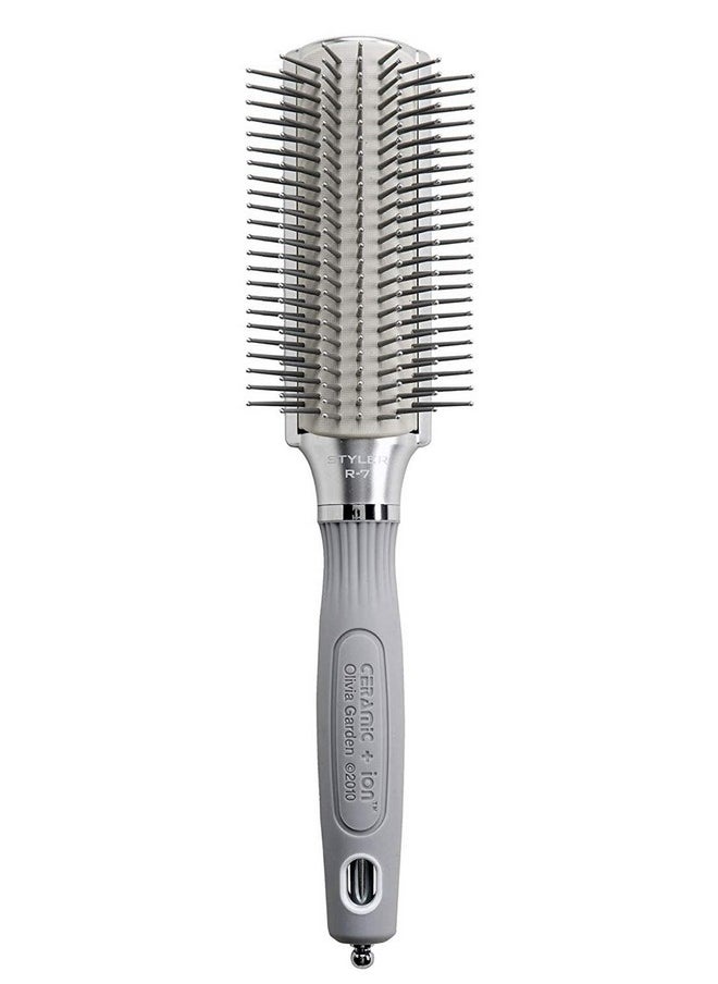 Olivia Garden - Ceramic + Ion Xl Pro Paddle Hair Brush 7 Rows (Cistlr7) - Image 1