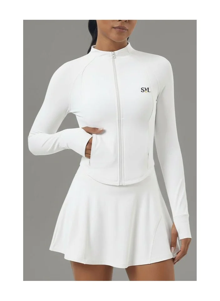 SVL White Women's Sports Jacket - White - SVL for Women | Best Price UAE