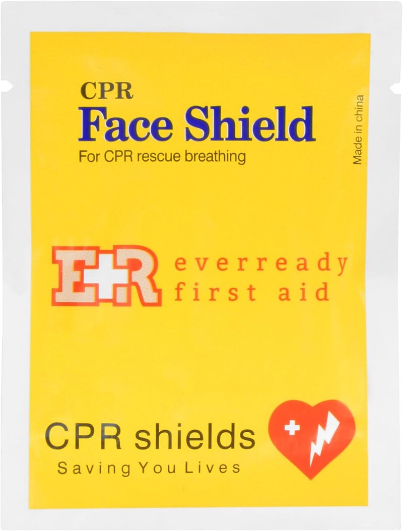 Ever Ready First Aid CPR Face Shield fits Adults Children and Infants 10 Pack - Image 4