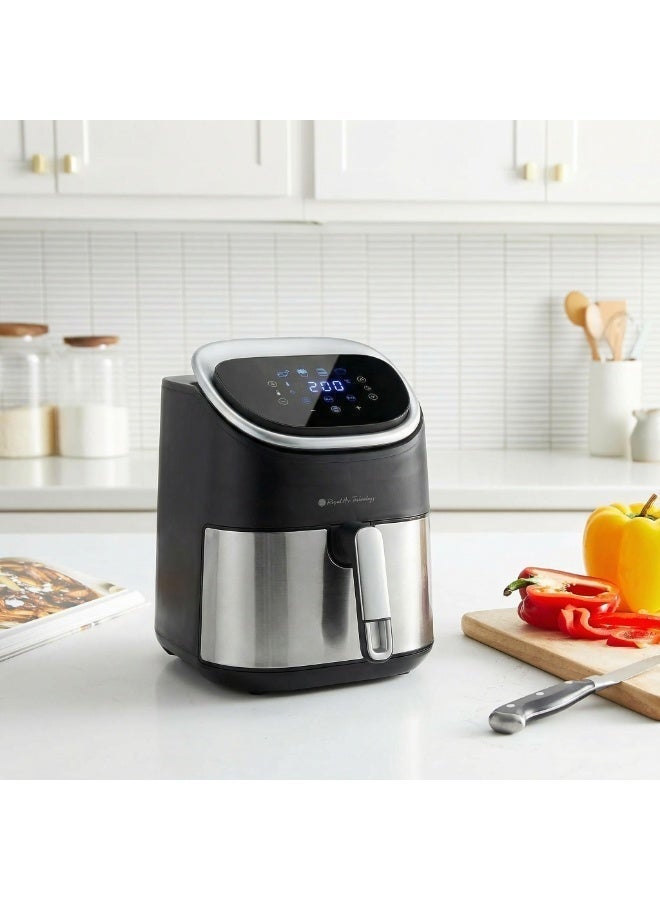 DSP 7L Digital Air Fryer – 1600W Power for Healthy Oil-Free Cooking with LED Display, Precise Timer, and Multiple Presets – Perfect for Family Meals, Saves Time and Energy in the Kitchen! - Image 2